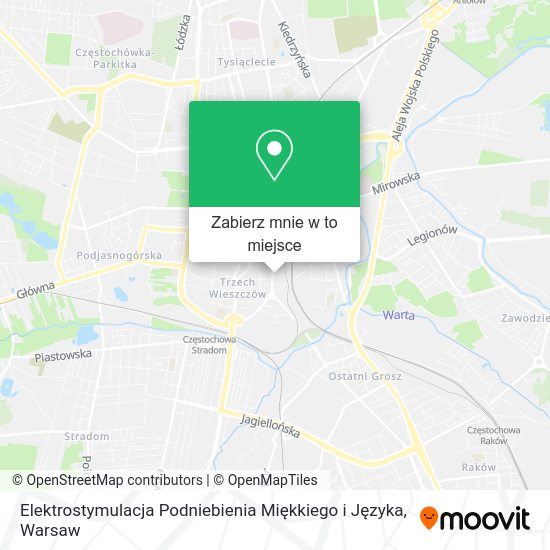 Mapa Elektrostymulacja Podniebienia Miękkiego i Języka