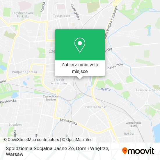 Mapa Spóldzielnia Socjalna Jasne Że, Dom i Wnętrze