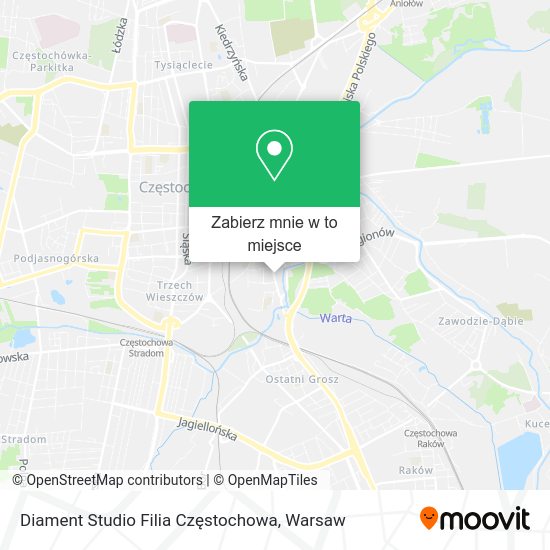 Mapa Diament Studio Filia Częstochowa