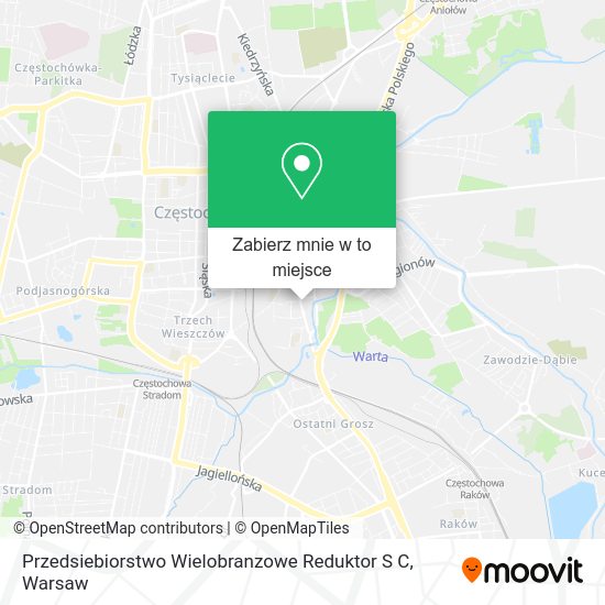 Mapa Przedsiebiorstwo Wielobranzowe Reduktor S C