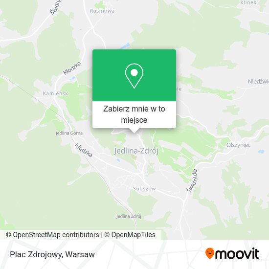 Mapa Plac Zdrojowy