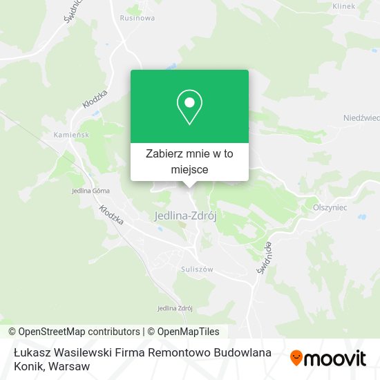 Mapa Łukasz Wasilewski Firma Remontowo Budowlana Konik