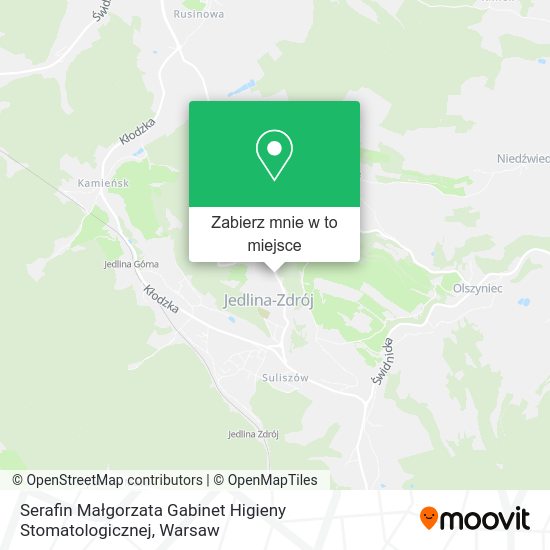 Mapa Serafin Małgorzata Gabinet Higieny Stomatologicznej