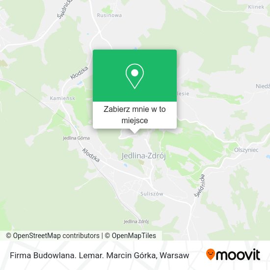 Mapa Firma Budowlana. Lemar. Marcin Górka