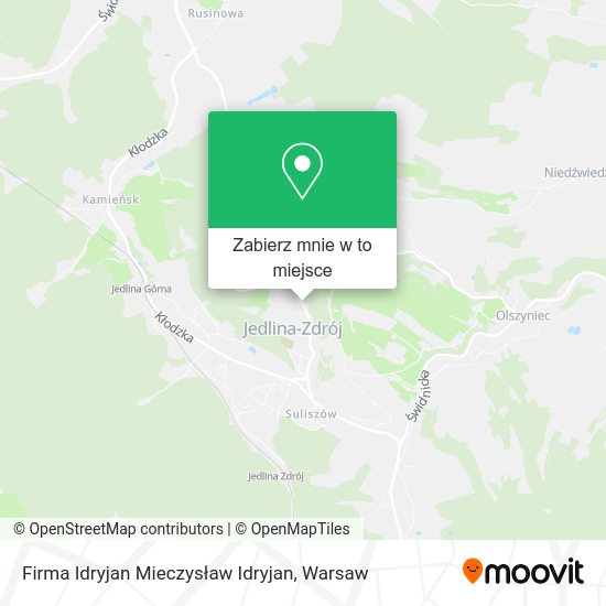 Mapa Firma Idryjan Mieczysław Idryjan