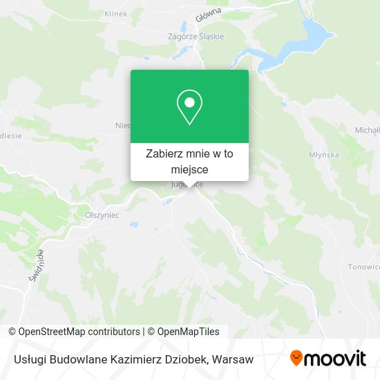 Mapa Usługi Budowlane Kazimierz Dziobek