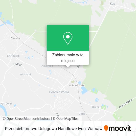 Mapa Przedsiebiorstwo Uslugowo Handlowe Ivon