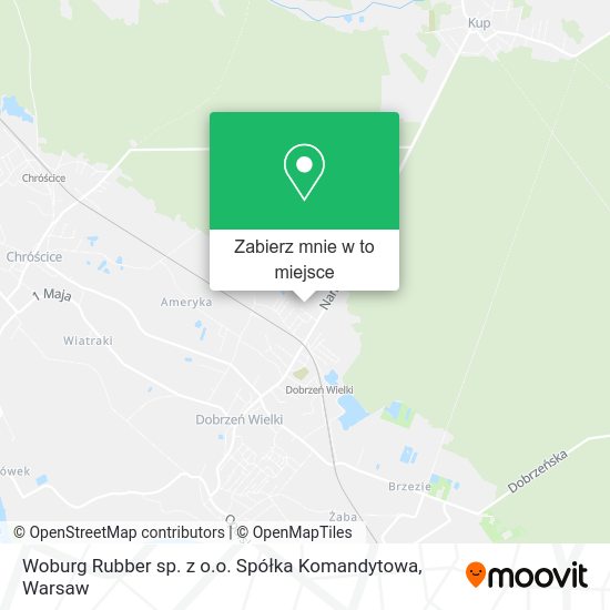 Mapa Woburg Rubber sp. z o.o. Spółka Komandytowa