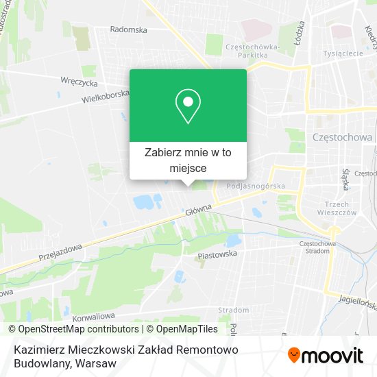 Mapa Kazimierz Mieczkowski Zakład Remontowo Budowlany