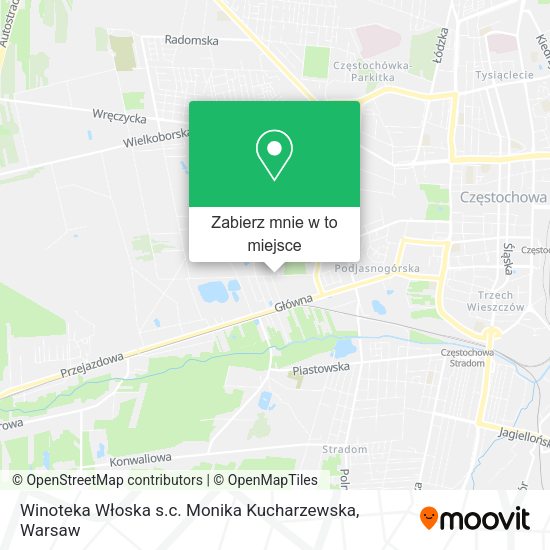 Mapa Winoteka Włoska s.c. Monika Kucharzewska