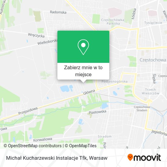 Mapa Michał Kucharzewski Instalacje Tfk