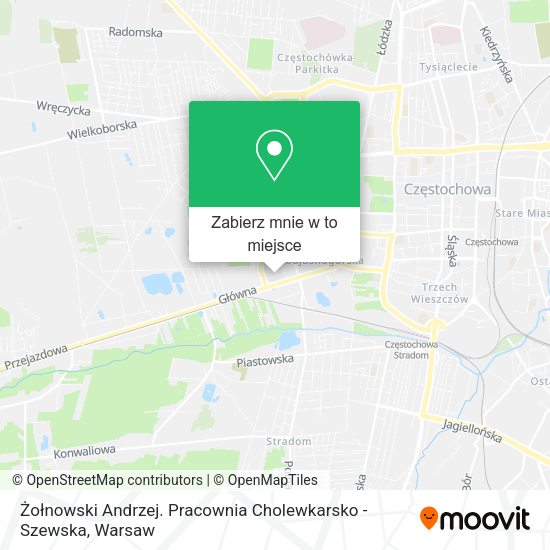 Mapa Żołnowski Andrzej. Pracownia Cholewkarsko - Szewska