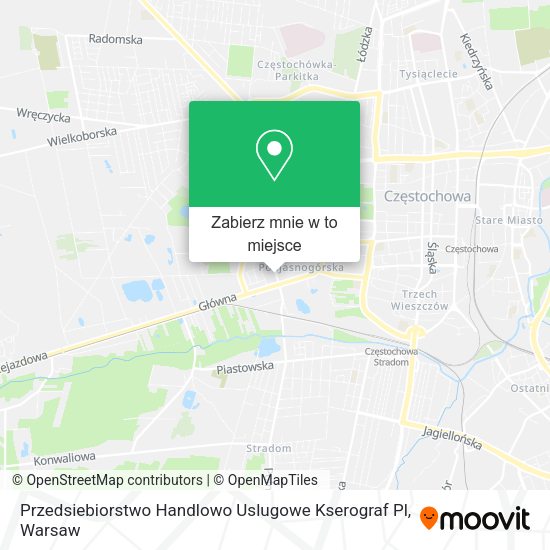 Mapa Przedsiebiorstwo Handlowo Uslugowe Kserograf Pl