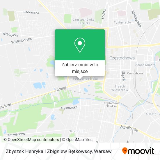 Mapa Zbyszek Henryka i Zbigniew Bętkowscy