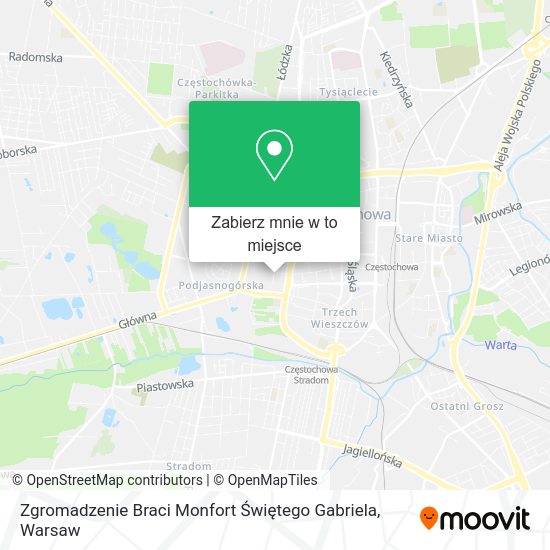 Mapa Zgromadzenie Braci Monfort Świętego Gabriela