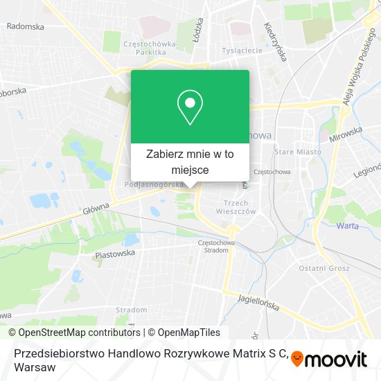 Mapa Przedsiebiorstwo Handlowo Rozrywkowe Matrix S C