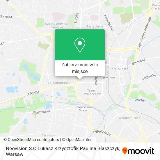 Mapa Neovision S.C.Łukasz Krzysztofik Paulina Błaszczyk