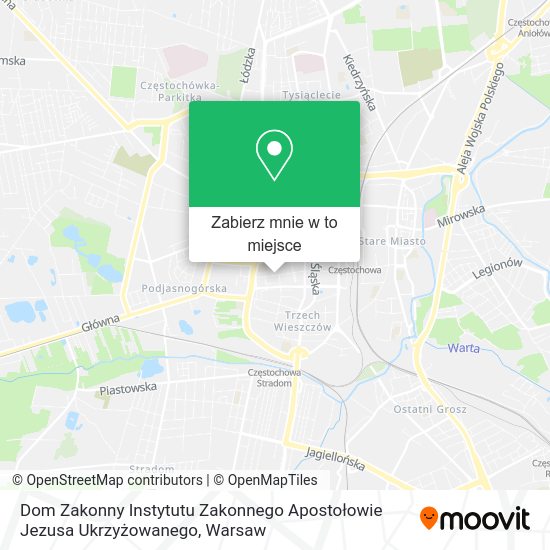 Mapa Dom Zakonny Instytutu Zakonnego Apostołowie Jezusa Ukrzyżowanego