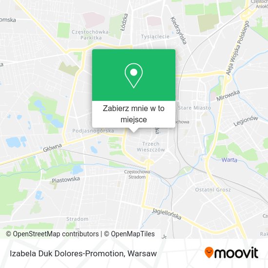 Mapa Izabela Duk Dolores-Promotion