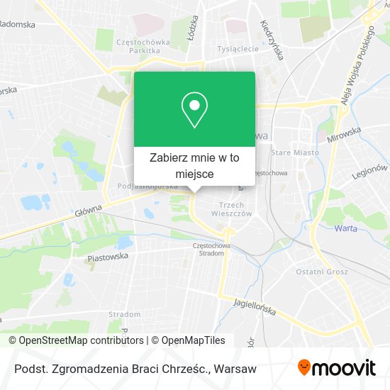 Mapa Podst. Zgromadzenia Braci Chrześc.