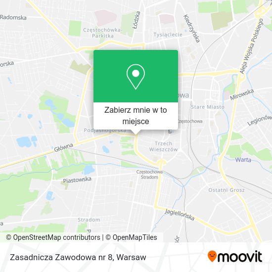 Mapa Zasadnicza Zawodowa nr 8