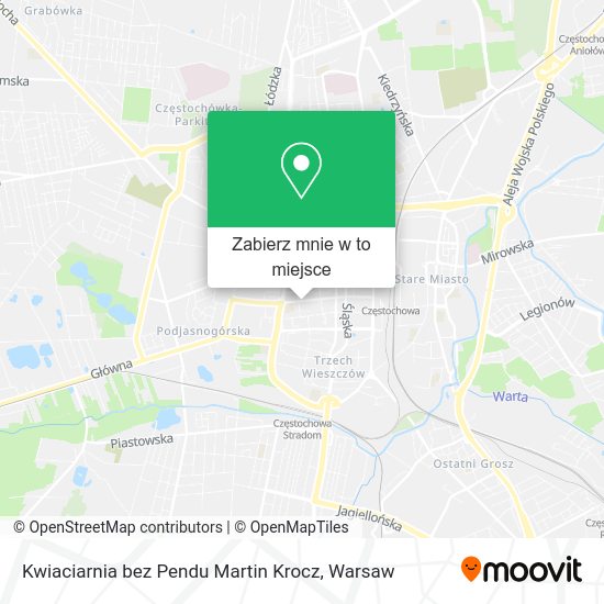 Mapa Kwiaciarnia bez Pendu Martin Krocz