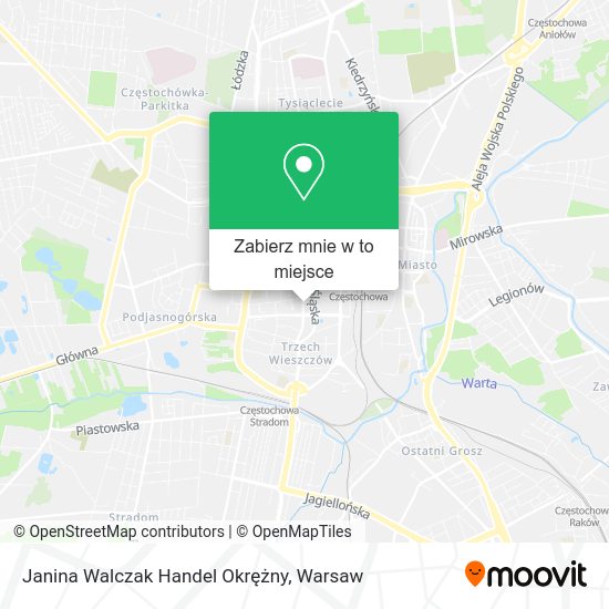 Mapa Janina Walczak Handel Okrężny