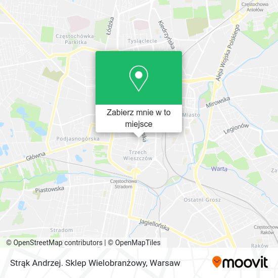 Mapa Strąk Andrzej. Sklep Wielobranżowy