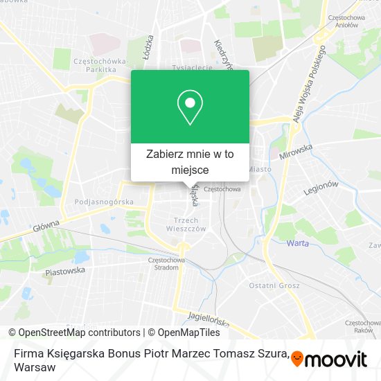 Mapa Firma Księgarska Bonus Piotr Marzec Tomasz Szura