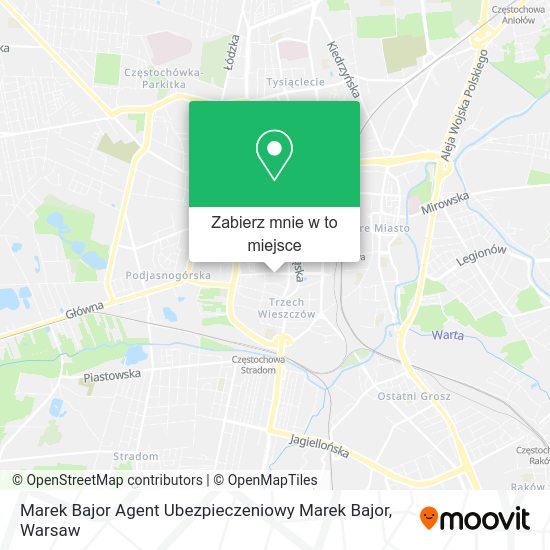 Mapa Marek Bajor Agent Ubezpieczeniowy Marek Bajor