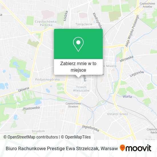 Mapa Biuro Rachunkowe Prestige Ewa Strzelczak