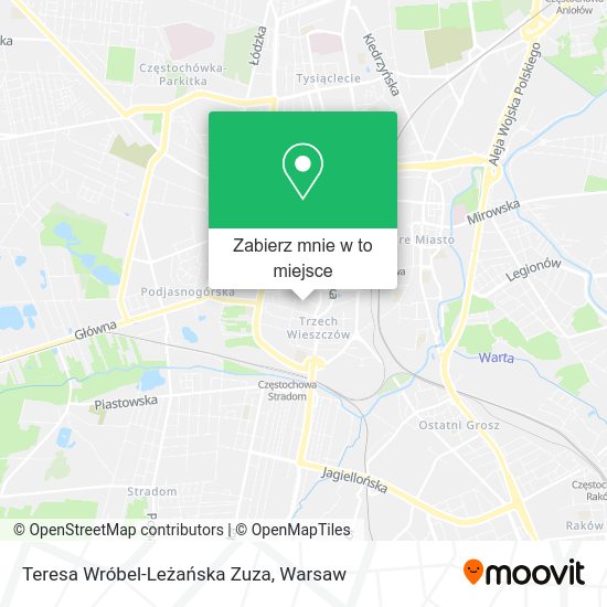 Mapa Teresa Wróbel-Leżańska Zuza