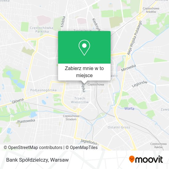 Mapa Bank Spółdzielczy