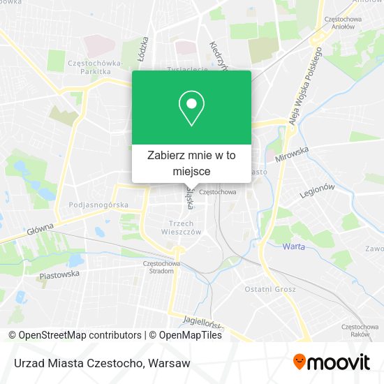 Mapa Urzad Miasta Czestocho