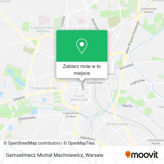 Mapa Gemsetmecz Michał Machniewicz