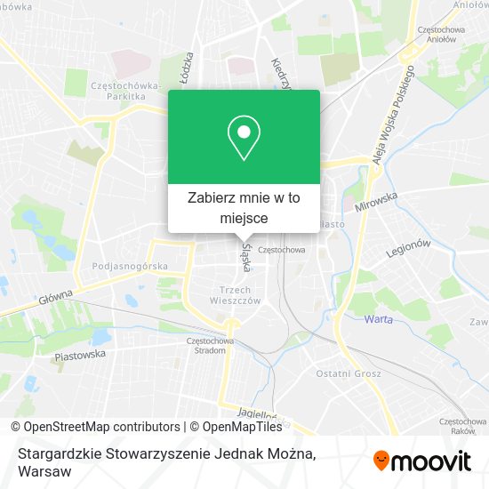 Mapa Stargardzkie Stowarzyszenie Jednak Można