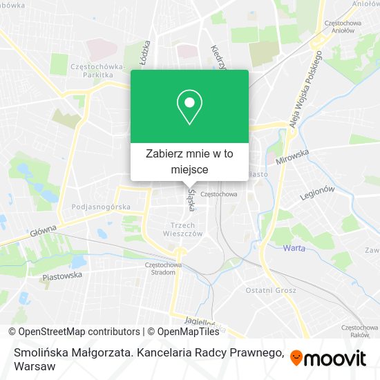 Mapa Smolińska Małgorzata. Kancelaria Radcy Prawnego