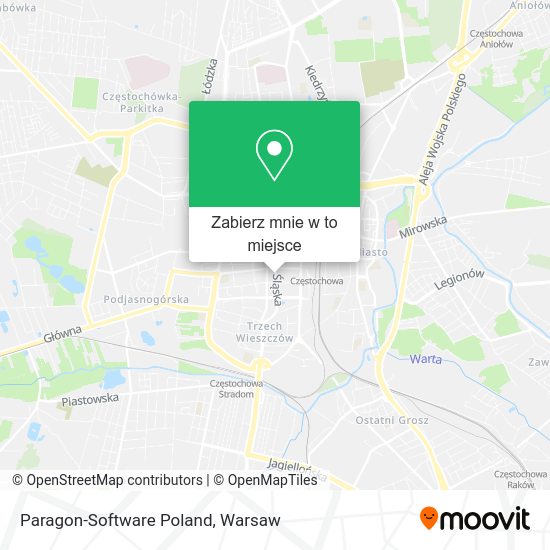 Mapa Paragon-Software Poland