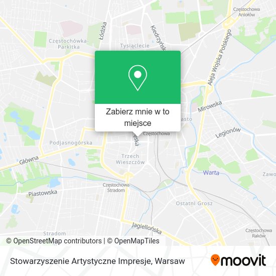 Mapa Stowarzyszenie Artystyczne Impresje