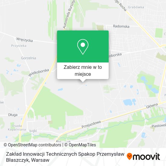 Mapa Zakład Innowacji Technicznych Spakop Przemysław Błaszczyk