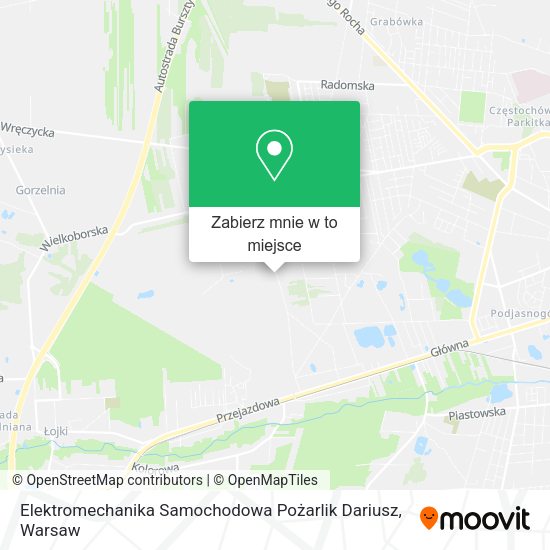 Mapa Elektromechanika Samochodowa Pożarlik Dariusz