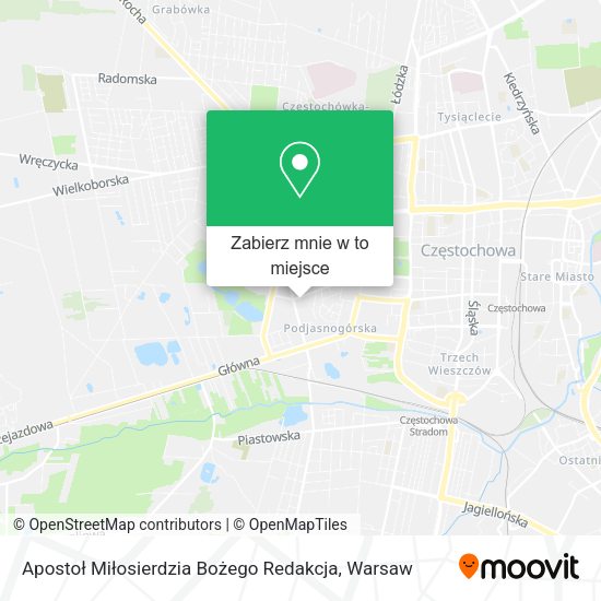 Mapa Apostoł Miłosierdzia Bożego Redakcja