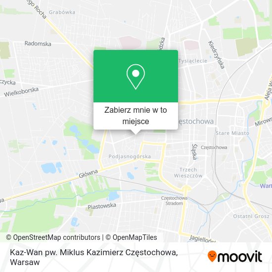 Mapa Kaz-Wan pw. Miklus Kazimierz Częstochowa