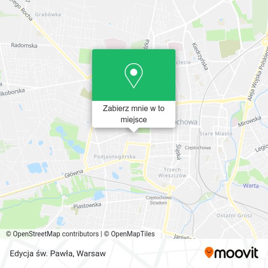 Mapa Edycja św. Pawła