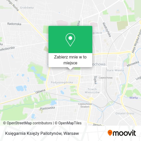 Mapa Księgarnia Księży Pallotynów