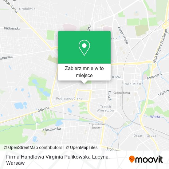 Mapa Firma Handlowa Virginia Pulikowska Lucyna