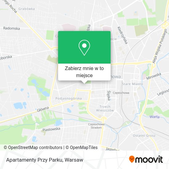 Mapa Apartamenty Przy Parku