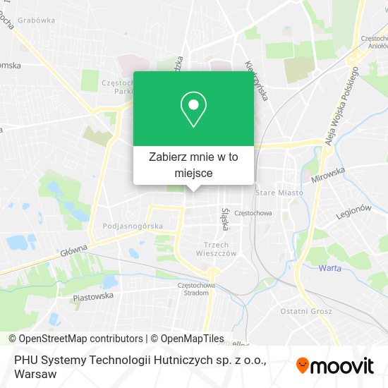 Mapa PHU Systemy Technologii Hutniczych sp. z o.o.