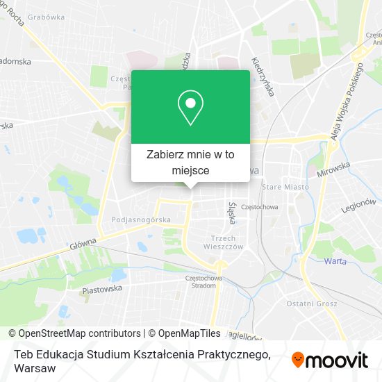 Mapa Teb Edukacja Studium Kształcenia Praktycznego