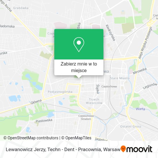 Mapa Lewanowicz Jerzy, Techn - Dent - Pracownia